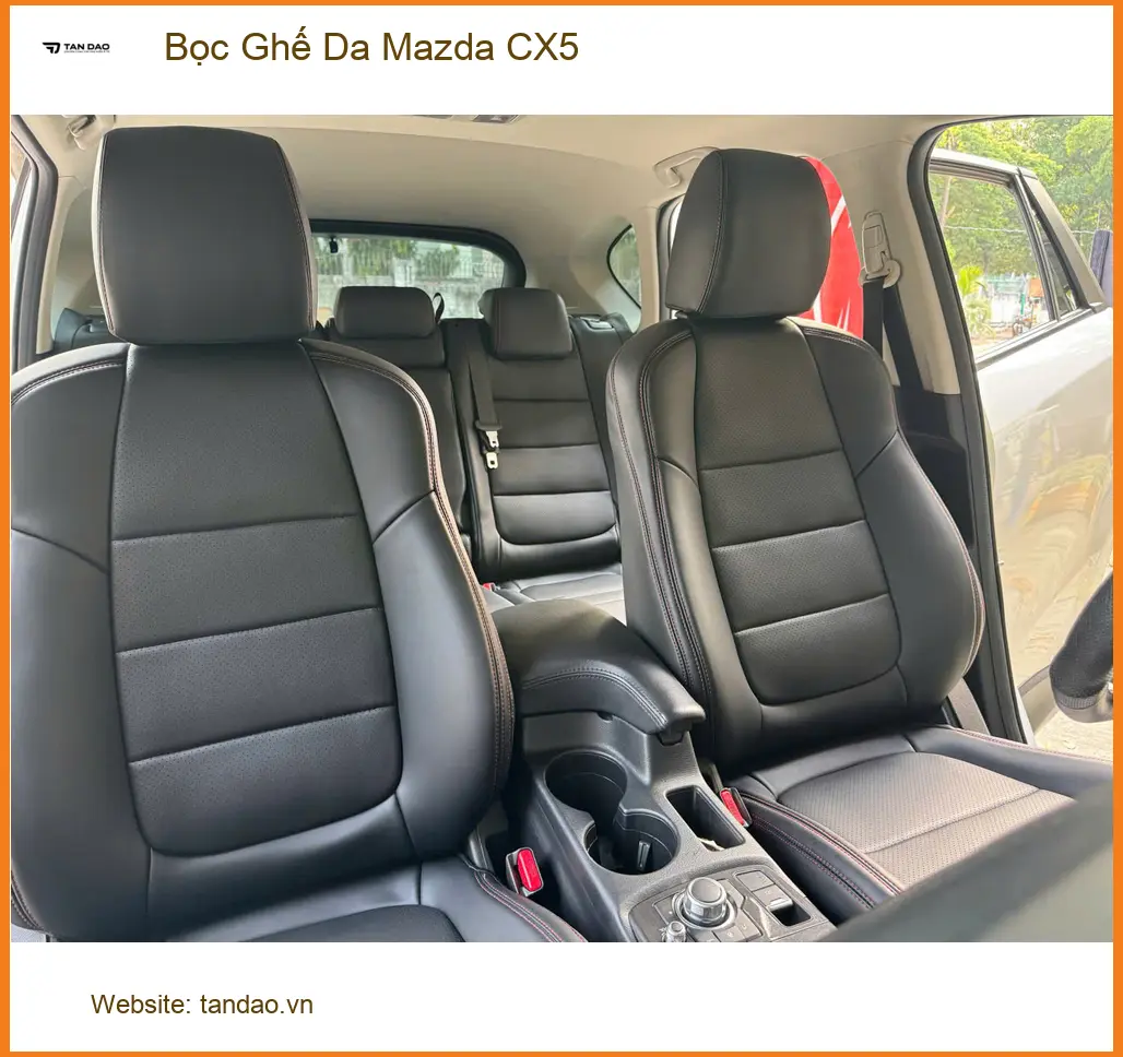 Chị Mai Anh bọc ghế da Mazda CX5 tại Quận 10 vì ghế cũ bị xuống cấp ảnh thực tế 5