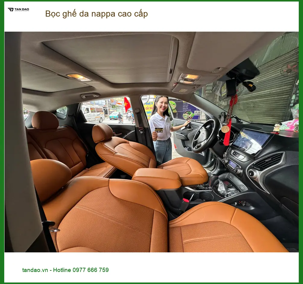 Anh Trường bọc ghế da Nappa cao cấp cho xe Kia K3 tại Quận Bình Tân ảnh thực tế 2