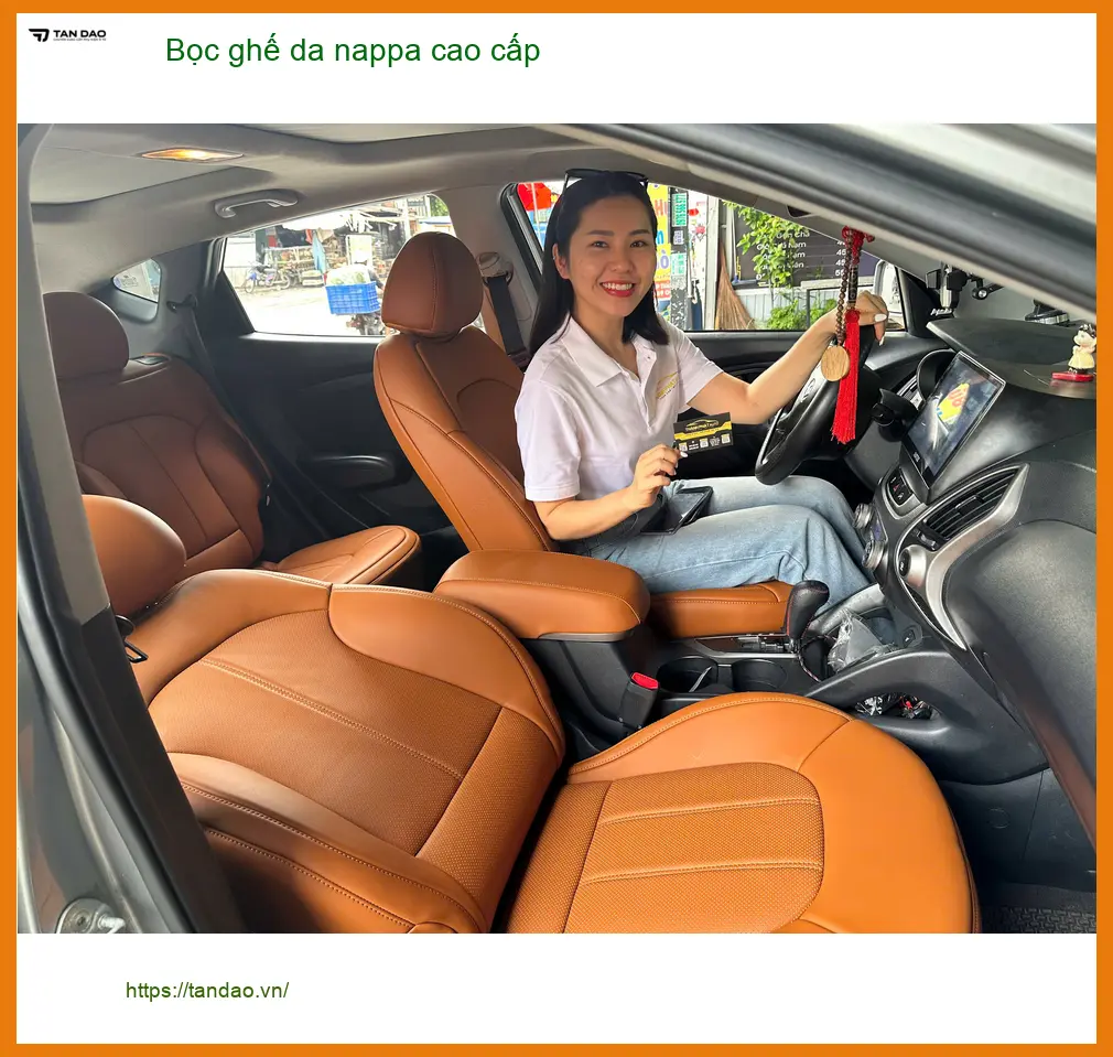 Anh Trường bọc ghế da Nappa cao cấp cho xe Kia K3 tại Quận Bình Tân ảnh thực tế 3
