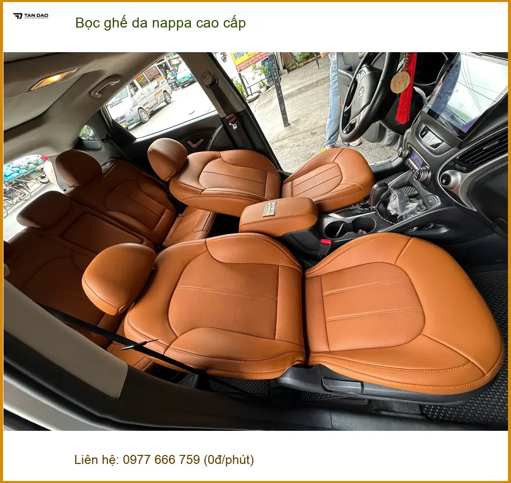 Anh Trường bọc ghế da Nappa cao cấp cho xe Kia K3 tại Quận Bình Tân ảnh thực tế 4