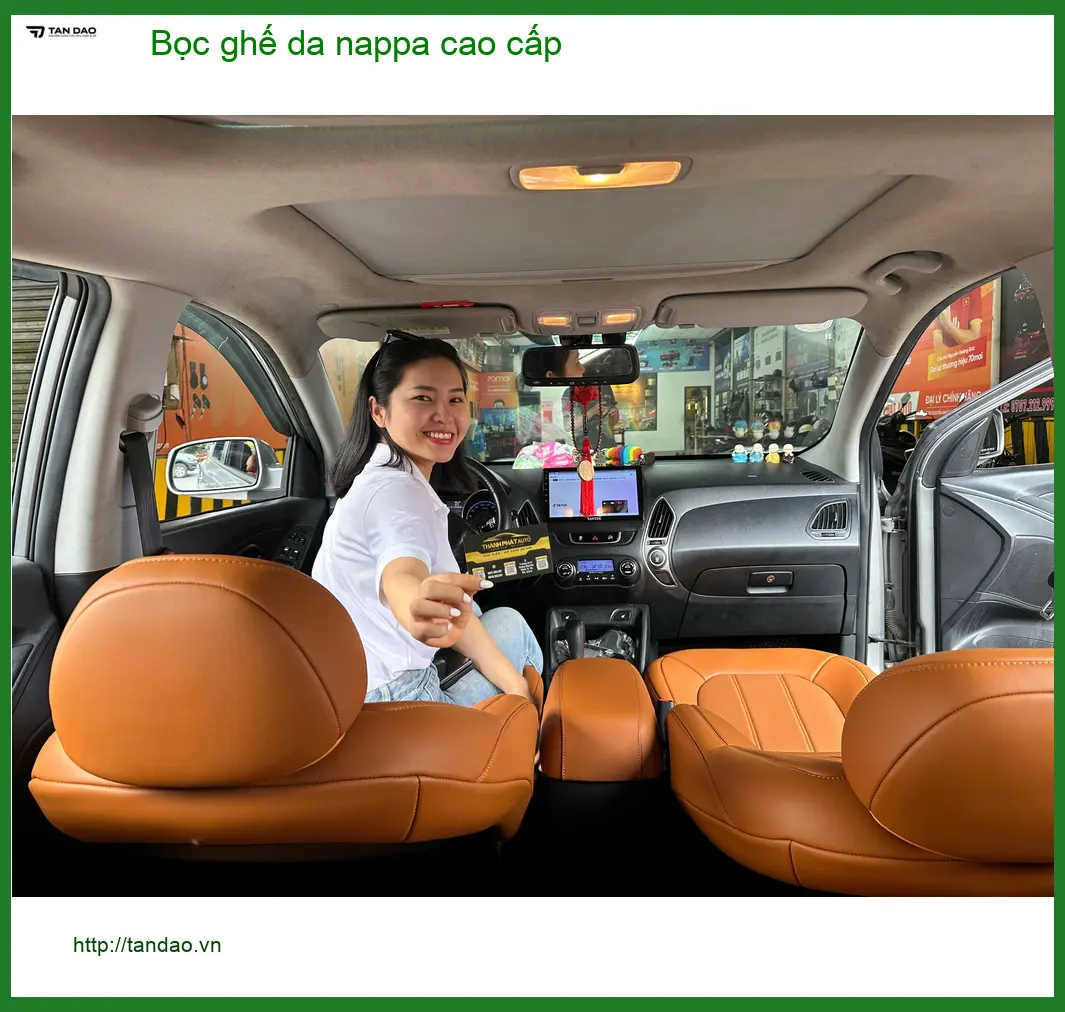 Anh Trường bọc ghế da Nappa cao cấp cho xe Kia K3 tại Quận Bình Tân ảnh thực tế 5