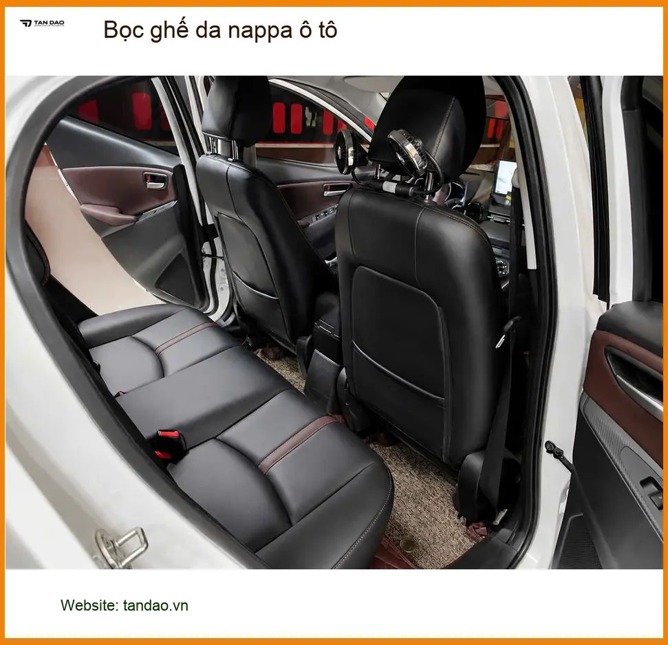 Anh Lâm bọc ghế da nappa ô tô cho Hyundai Santa Fe tại Quận 5 ảnh thực tế 2
