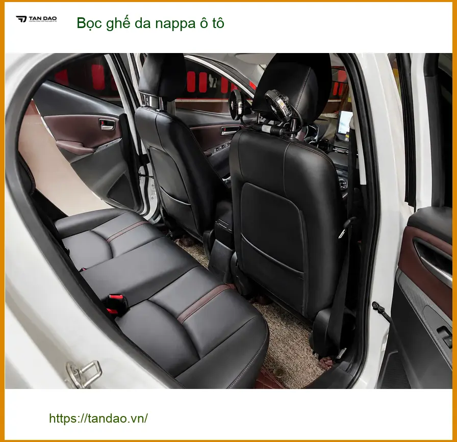 Chị Thảo bọc ghế da nappa ô tô Santa Fe Quận Thủ Đức, nâng tầm không gian xe. ảnh thực tế 2