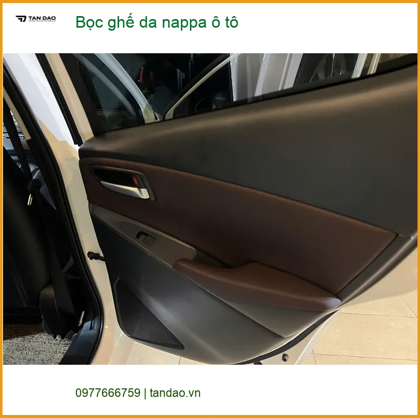 Chị Thảo bọc ghế da nappa ô tô Santa Fe Quận Thủ Đức, nâng tầm không gian xe. ảnh thực tế 3