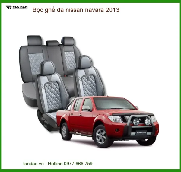 Bọc ghế da Nissan Navara 2013 - Đơn Vị Bọc Ghế Da Chính Hãng Giá Tốt TPHCM