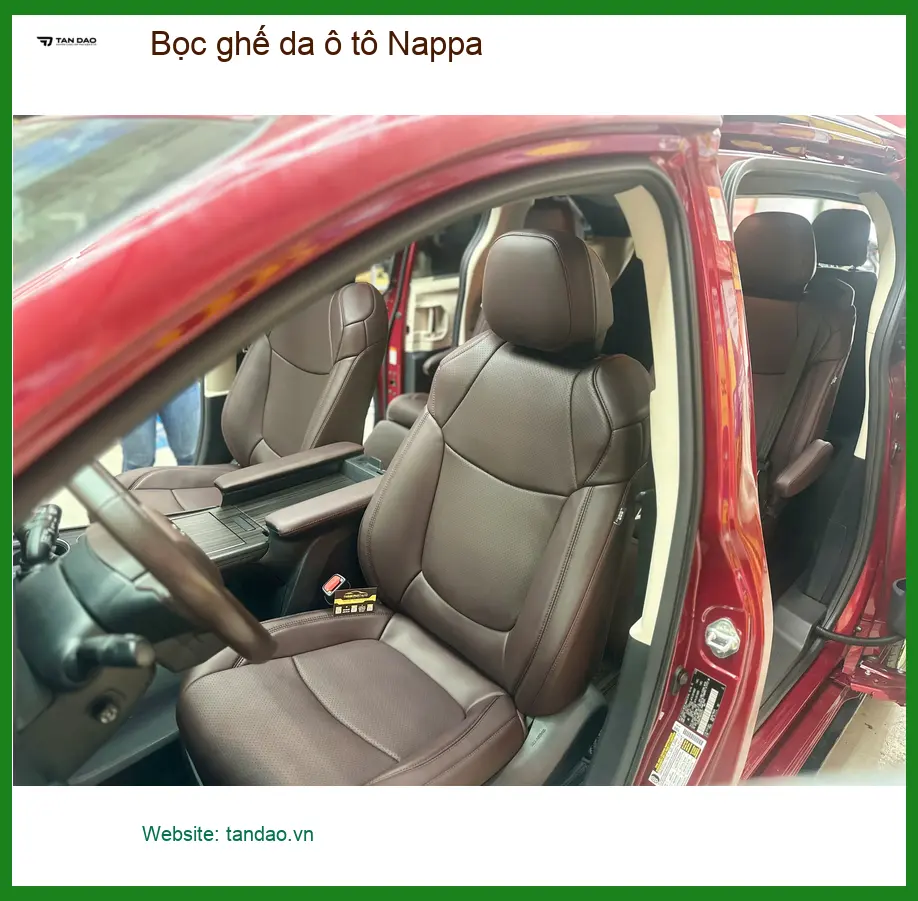 Cô Phương Anh bọc ghế da Nappa cho Hyundai Accent ở Quận Tân Bình ảnh thực tế 2