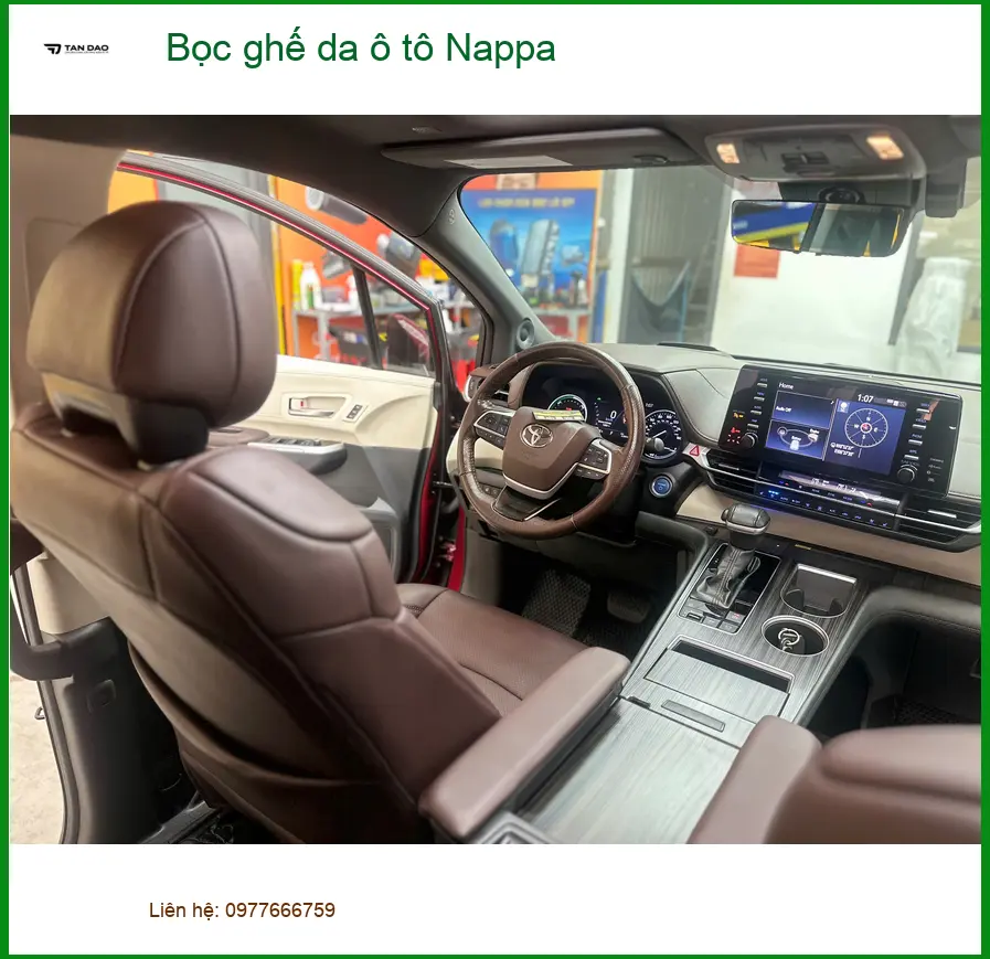 Chú Minh bọc ghế da Nappa Honda CRV tại Củ Chi, nội thất đẳng cấp ảnh thực tế 3