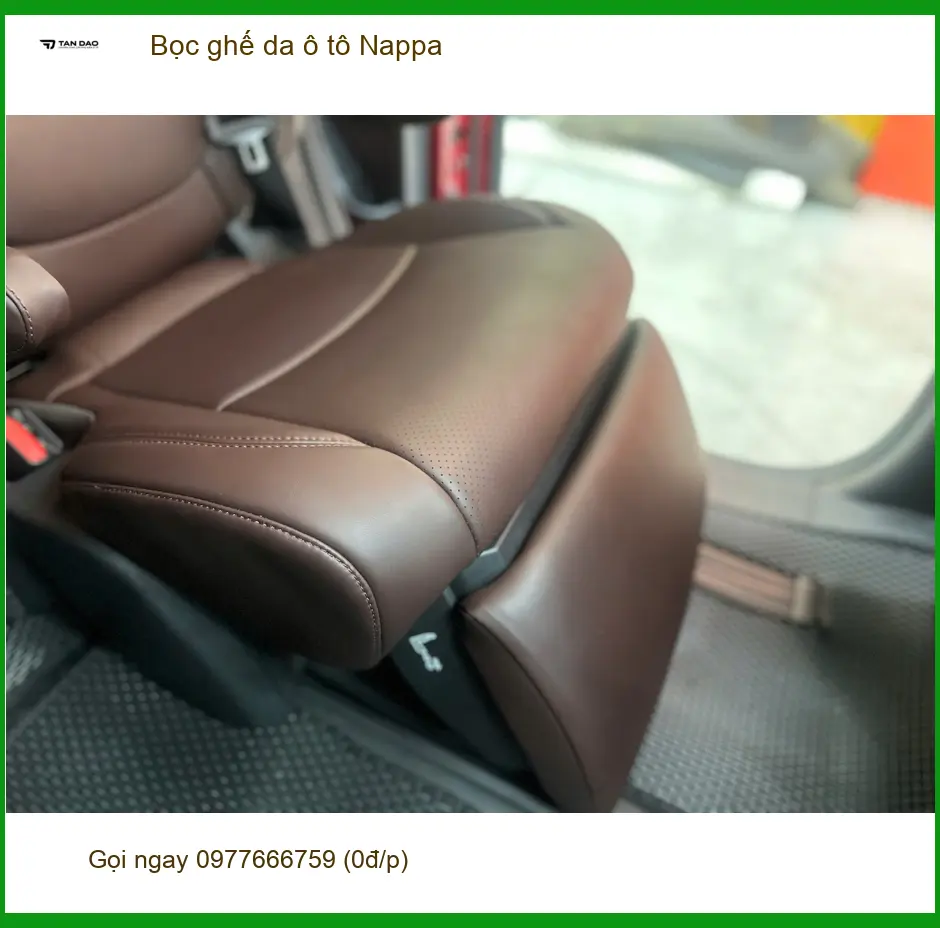Chú Minh bọc ghế da Nappa Honda CRV tại Củ Chi, nội thất đẳng cấp ảnh thực tế 4