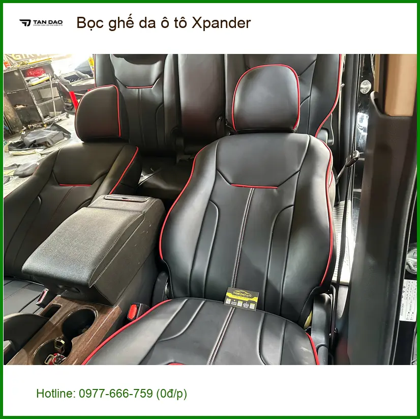 Anh Khải bọc ghế da ô tô Xpander Quận Phú Nhuận để nội thất xe sang trọng ảnh thực tế 3