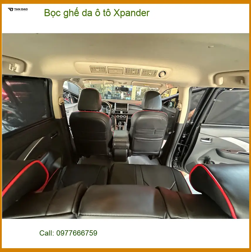 Anh Minh bọc ghế da Xpander tại Quận Tân Bình để nội thất luôn mới mẻ. ảnh thực tế 4
