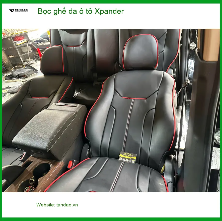 Chị Thảo bọc ghế da Mitsubishi Xpander tại Gò Vấp cho nội thất sạch đẹp ảnh thực tế 2