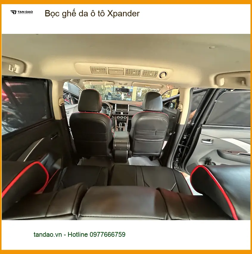 Chị Thảo bọc ghế da Mitsubishi Xpander tại Gò Vấp cho nội thất sạch đẹp ảnh thực tế 3