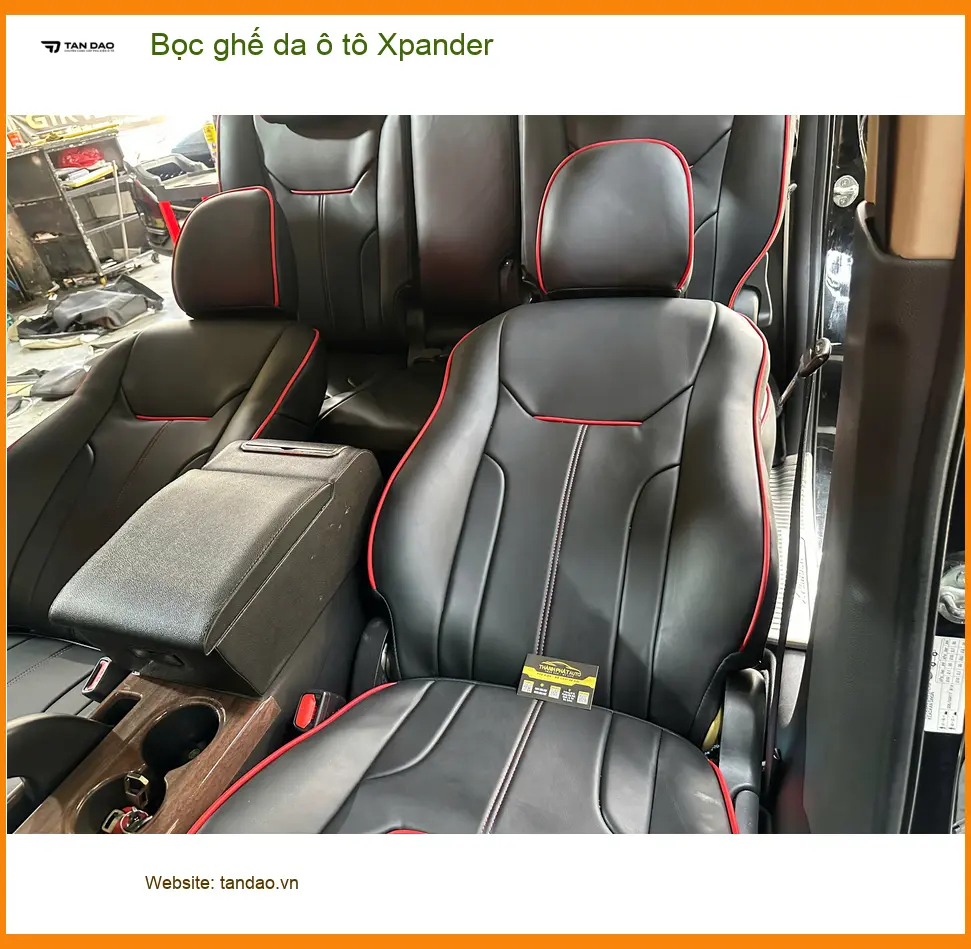 Chị Thanh bọc ghế da ô tô Xpander tại Quận 12 để xe luôn sạch đẹp và bền bỉ ảnh thực tế 2