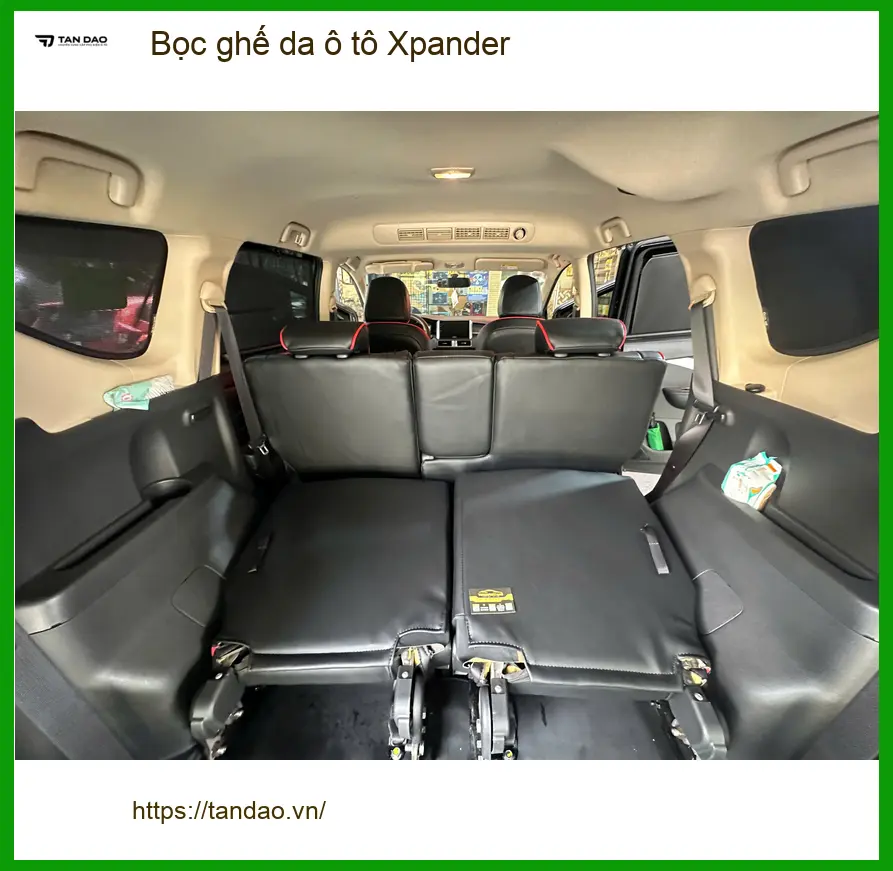 Chị Thảo bọc ghế da ô tô Xpander tại Quận 2 vì nội thất cũ xuống cấp ảnh thực tế 2