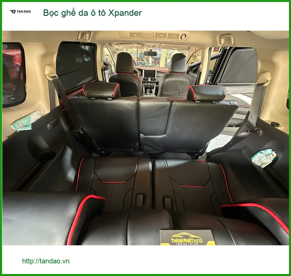 Chị Thảo bọc ghế da ô tô Xpander tại Quận 2 vì nội thất cũ xuống cấp ảnh thực tế 3