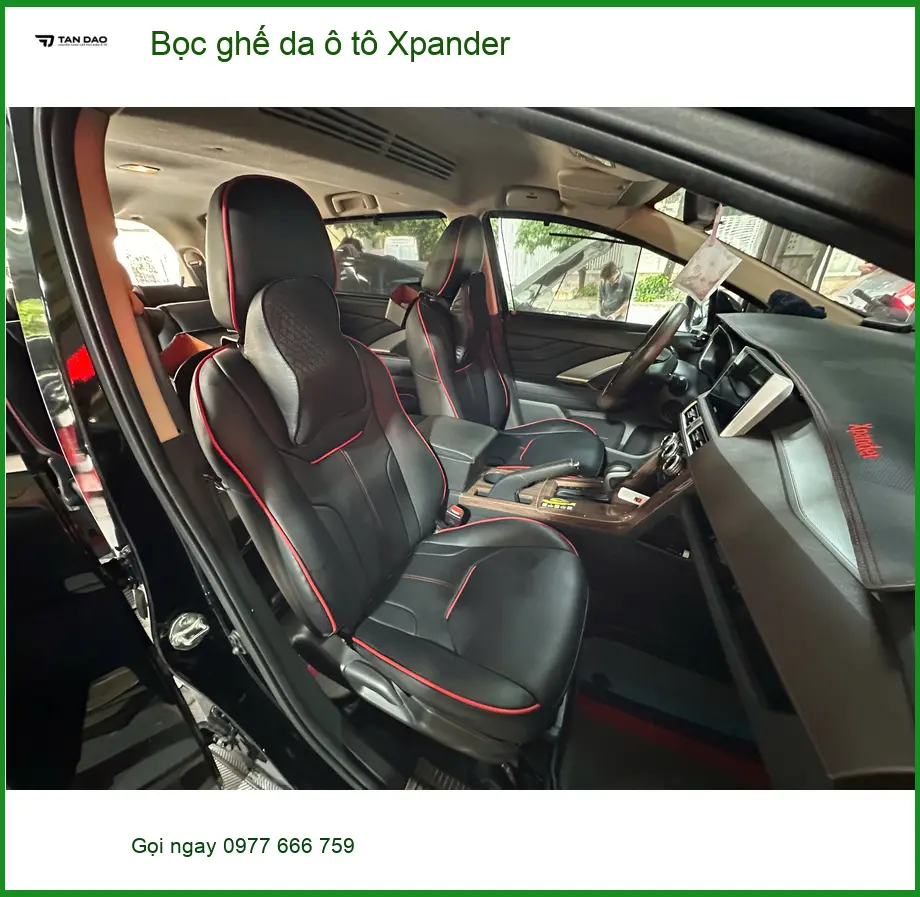 Chị Thảo bọc ghế da ô tô Xpander tại Quận 2 vì nội thất cũ xuống cấp ảnh thực tế 5