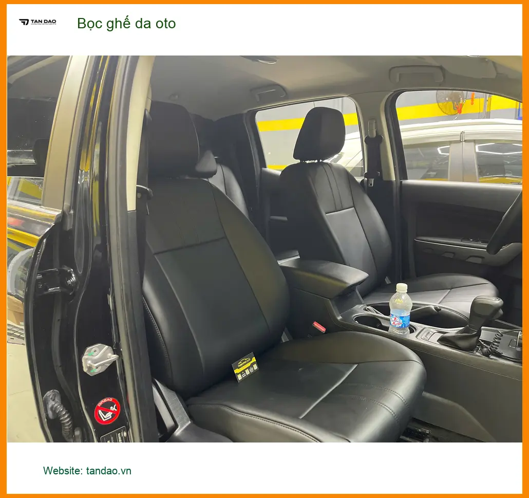 Anh Việt bọc ghế da Hyundai Accent tại Quận 9 để nâng tầm không gian nội thất ảnh thực tế 3