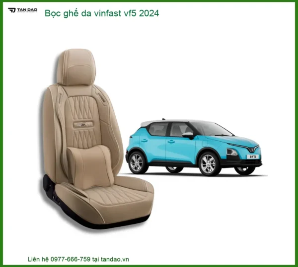 Bọc Ghế Da Vinfast VF5 2024 - Trung Tâm Lắp Đặt Chính Hãng TPHCM