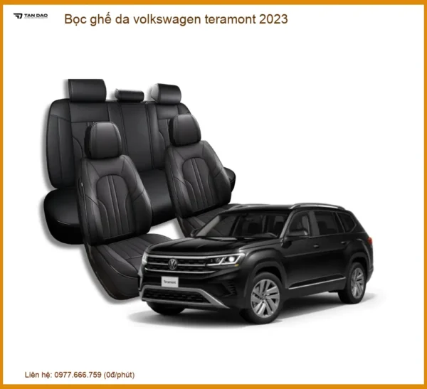 Bọc Ghế Da Volkswagen Teramont 2023 - Trung Tâm Lắp Đặt Chính Hãng TPHCM