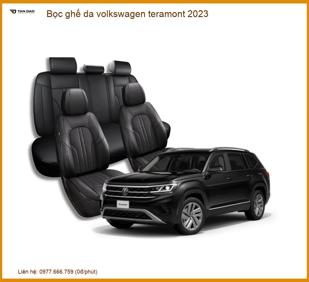 Bọc Ghế Da Volkswagen Teramont 2023 - Trung Tâm Lắp Đặt Chính Hãng TPHCM