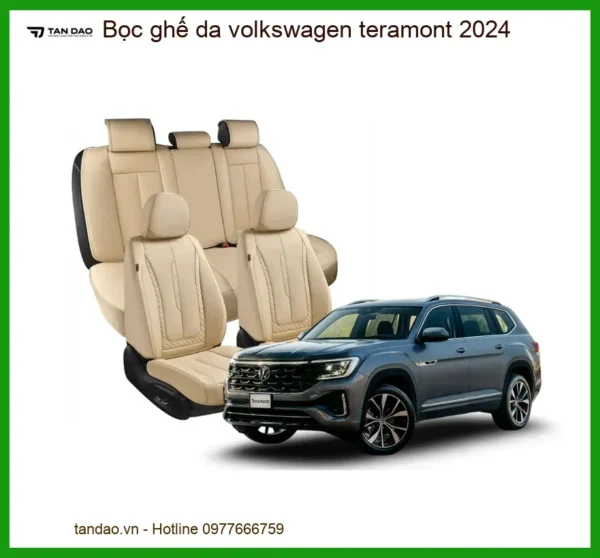 Bọc Ghế Da Volkswagen Teramont 2024 - Địa Chỉ Lắp Đặt Chính Hãng TPHCM