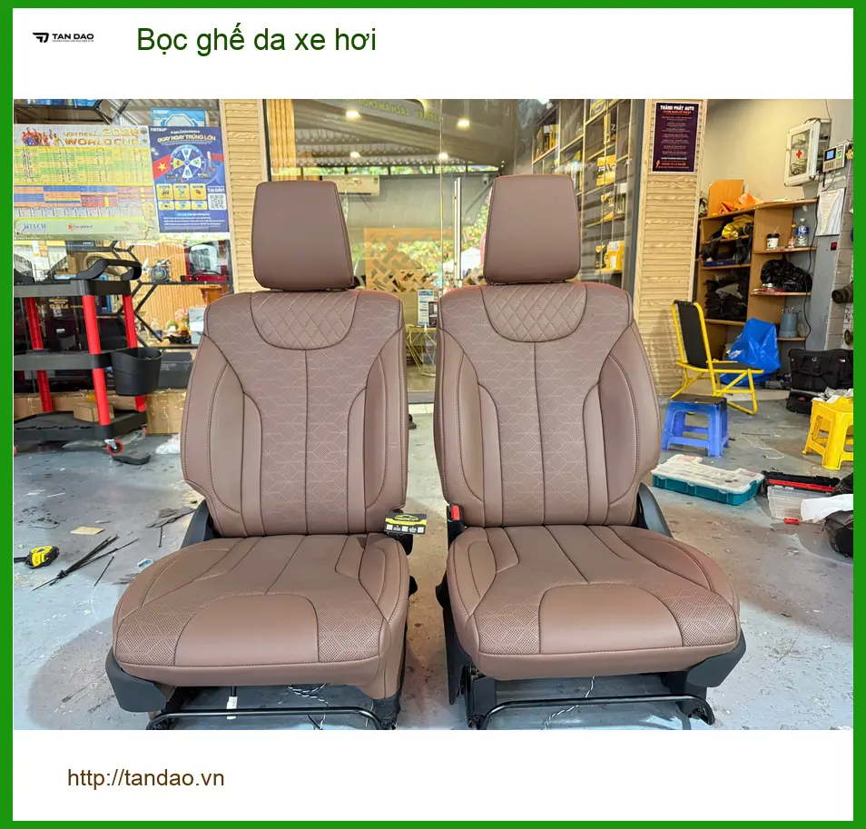 Cô Thảo bọc ghế da xe hơi Hyundai Creta ở Hóc Môn để nâng cấp nội thất ảnh thực tế 4
