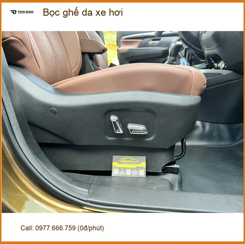 Anh Huy bọc ghế da xe hơi Hyundai Accent ở Quận 9 cho nội thất sang trọng ảnh thực tế 2