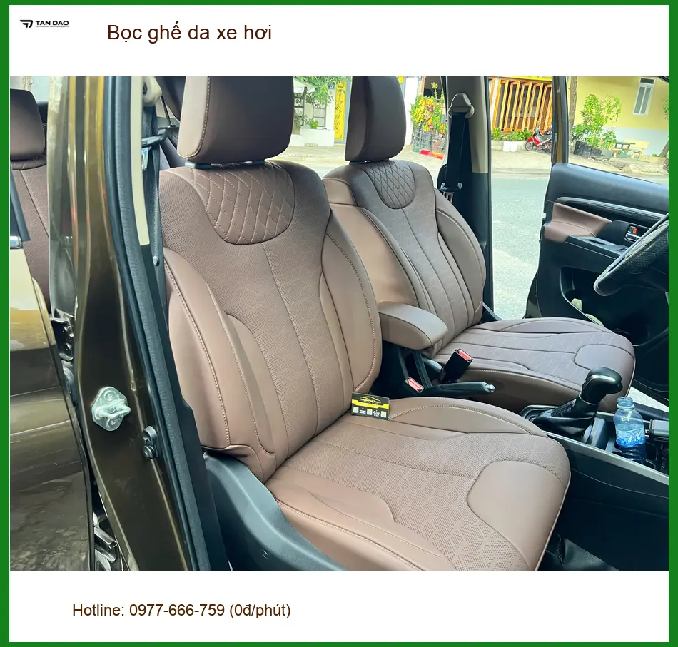 Anh Khôi bọc ghế da xe hơi cho Hyundai Accent ở Quận 2 để nâng tầm không gian lái