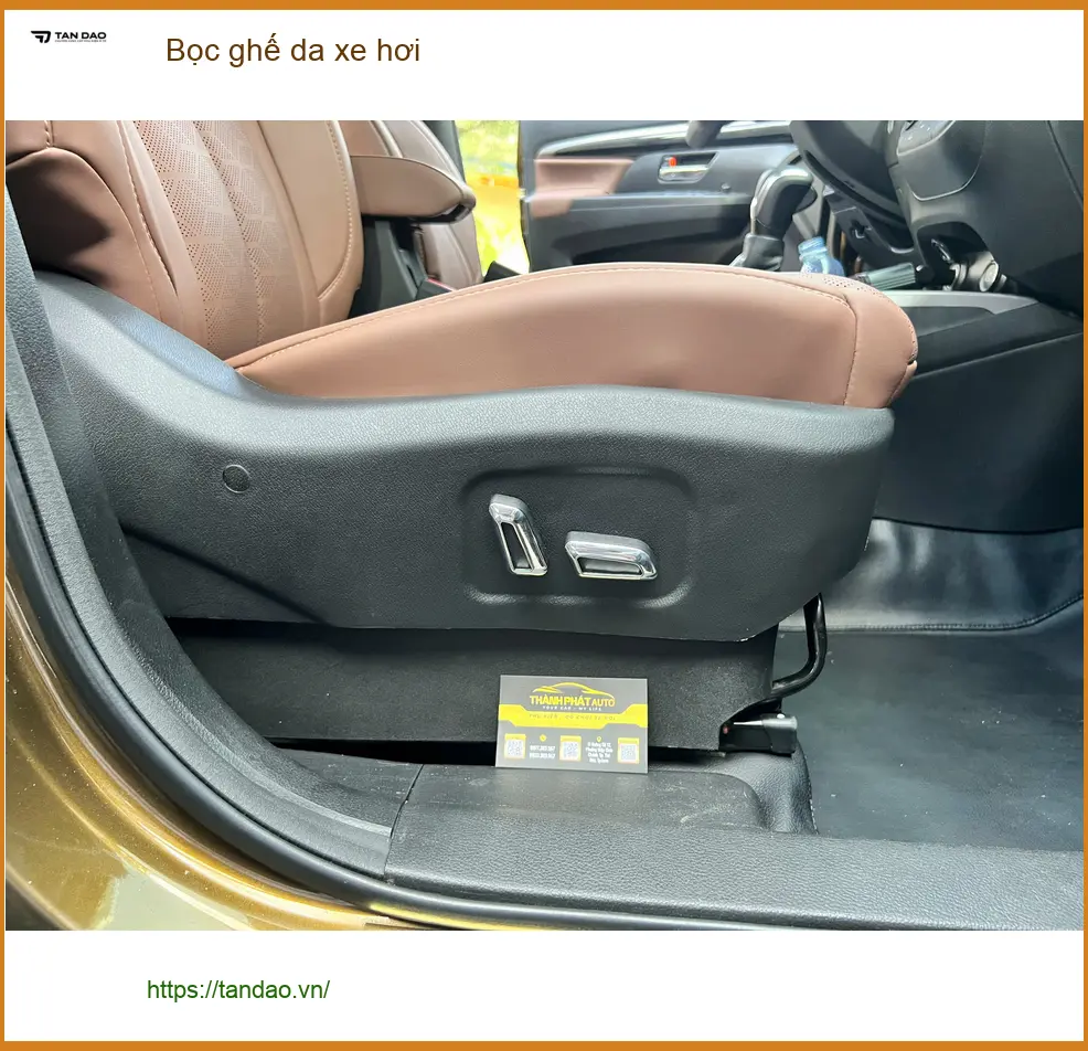 Anh Khôi bọc ghế da xe hơi cho Hyundai Accent ở Quận 2 để nâng tầm không gian lái ảnh thực tế 2