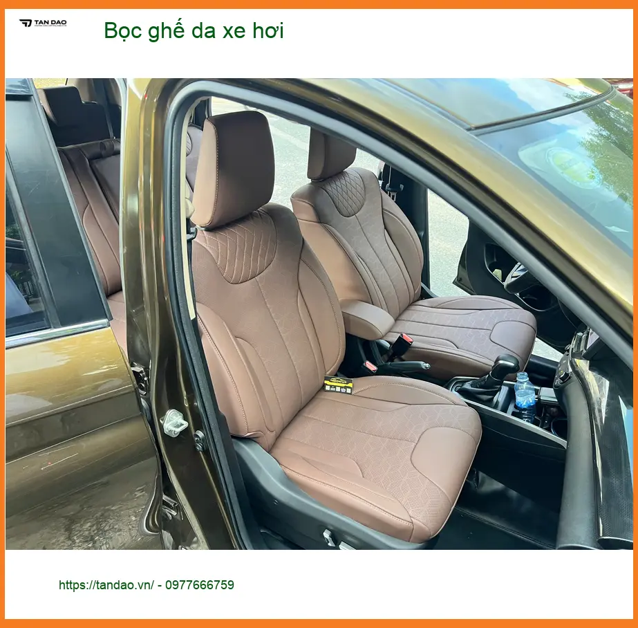 Anh Khôi bọc ghế da xe hơi cho Hyundai Accent ở Quận 2 để nâng tầm không gian lái ảnh thực tế 4
