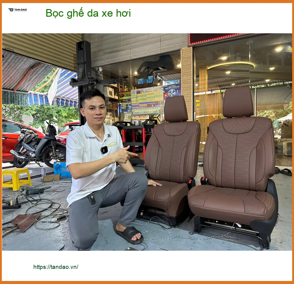 Anh Dũng bọc ghế da xe hơi Mazda CX-5 tại Quận 7 vì ghế cũ đã xuống cấp ảnh thực tế 5