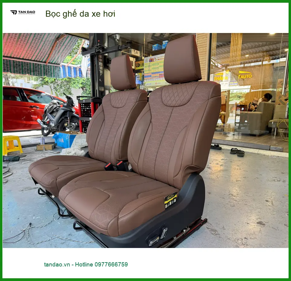 Anh Minh Khôi bọc ghế da Toyota Raize tại Quận Bình Tân để nội thất sang hơn ảnh thực tế 2