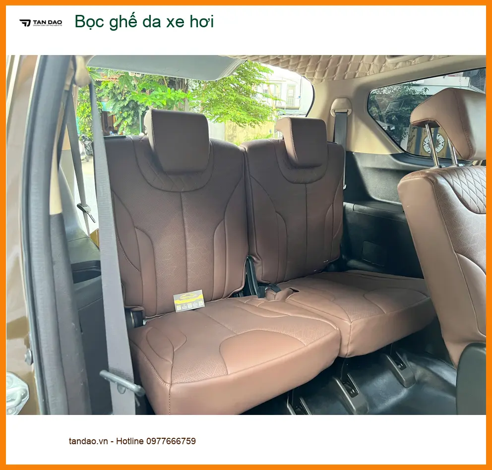 Anh Minh bọc ghế da xe hơi Hyundai Accent tại Quận 10 để nội thất sang trọng hơn ảnh thực tế 3
