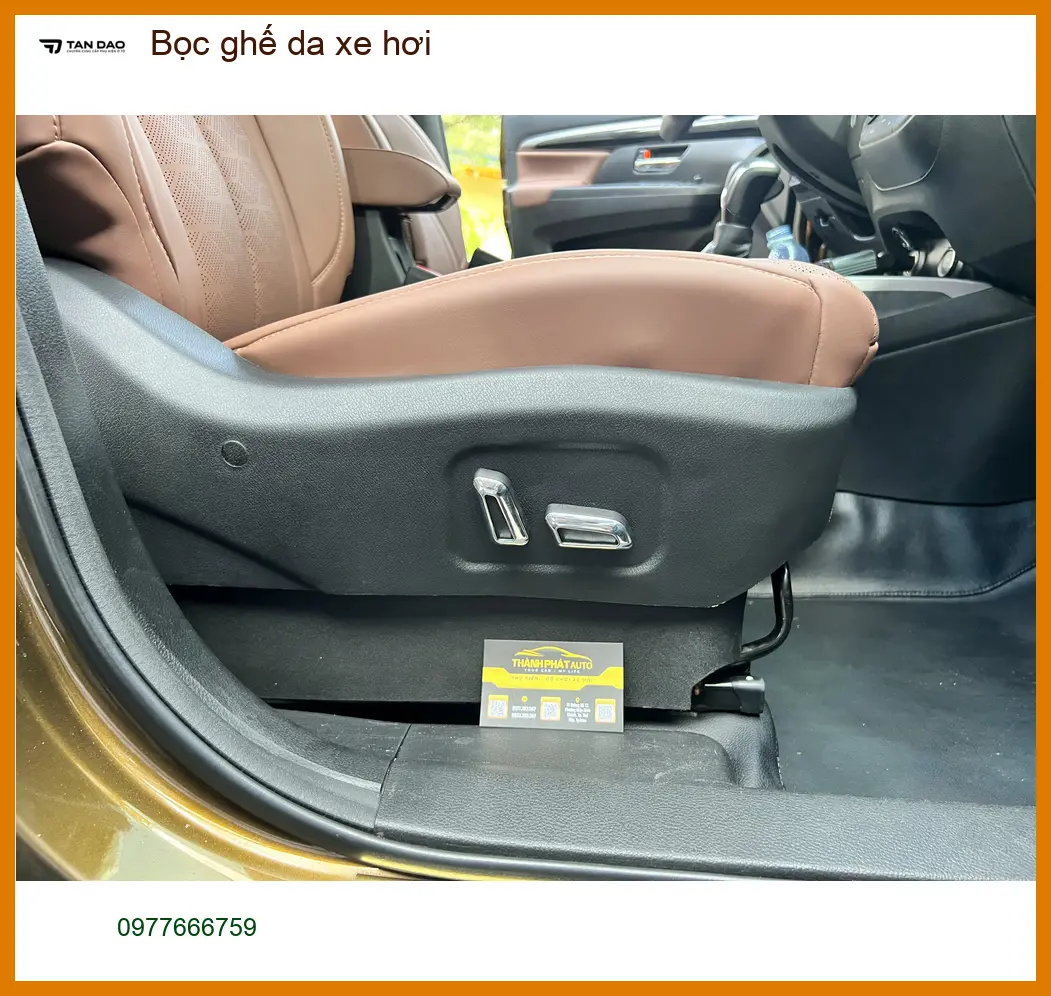 Anh Minh bọc ghế da xe hơi Hyundai Accent tại Quận 10 để nội thất sang trọng hơn ảnh thực tế 4