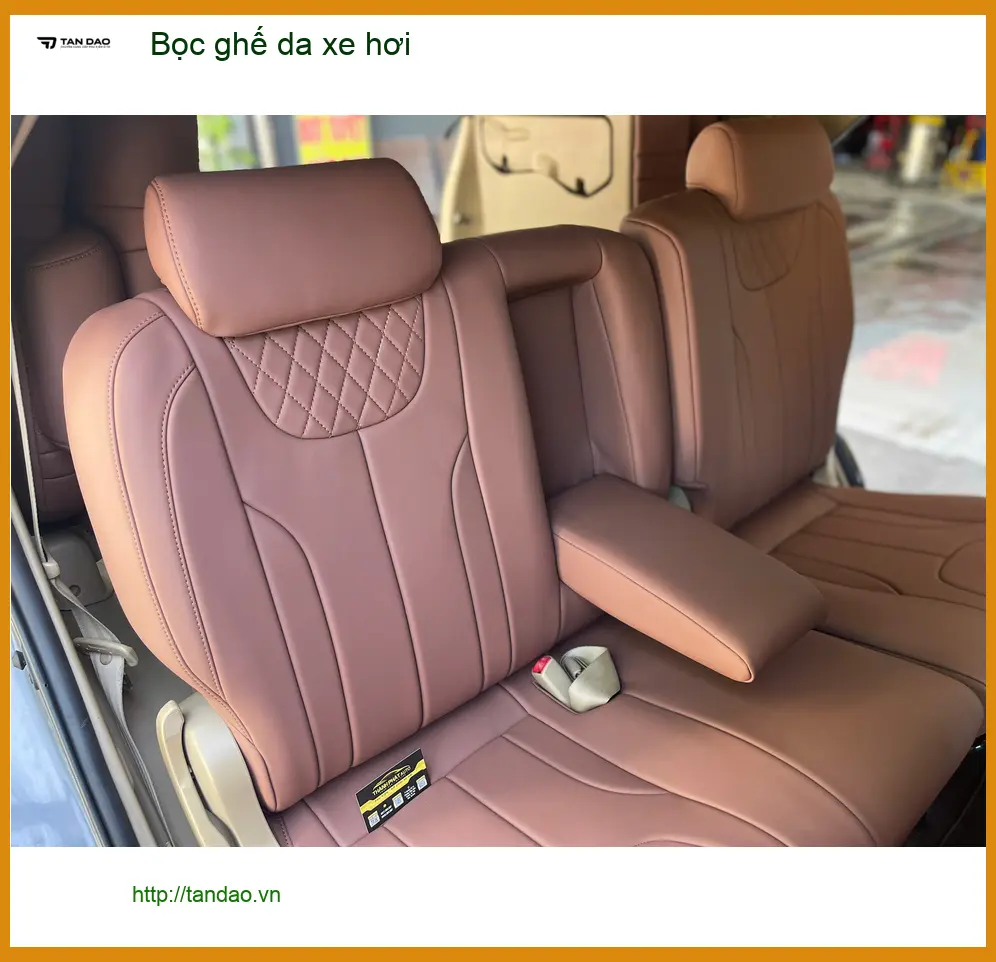 Chú An bọc ghế da xe hơi Hyundai Accent tại Hóc Môn để thay đổi diện mạo nội thất xe ảnh thực tế 3
