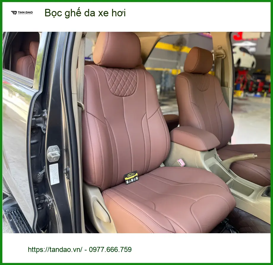 Chú An bọc ghế da xe hơi Hyundai Accent tại Hóc Môn để thay đổi diện mạo nội thất xe ảnh thực tế 4