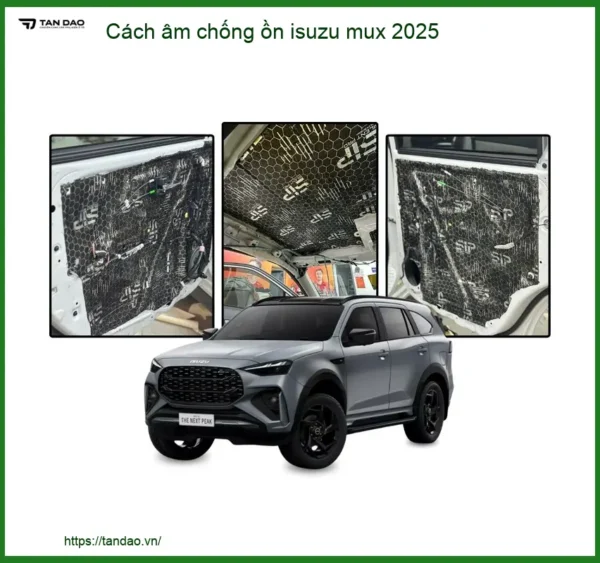 Cách Âm Chống Ồn Isuzu Mu-X 2025 - Trung Tâm Lắp Đặt Uy Tín TPHCM