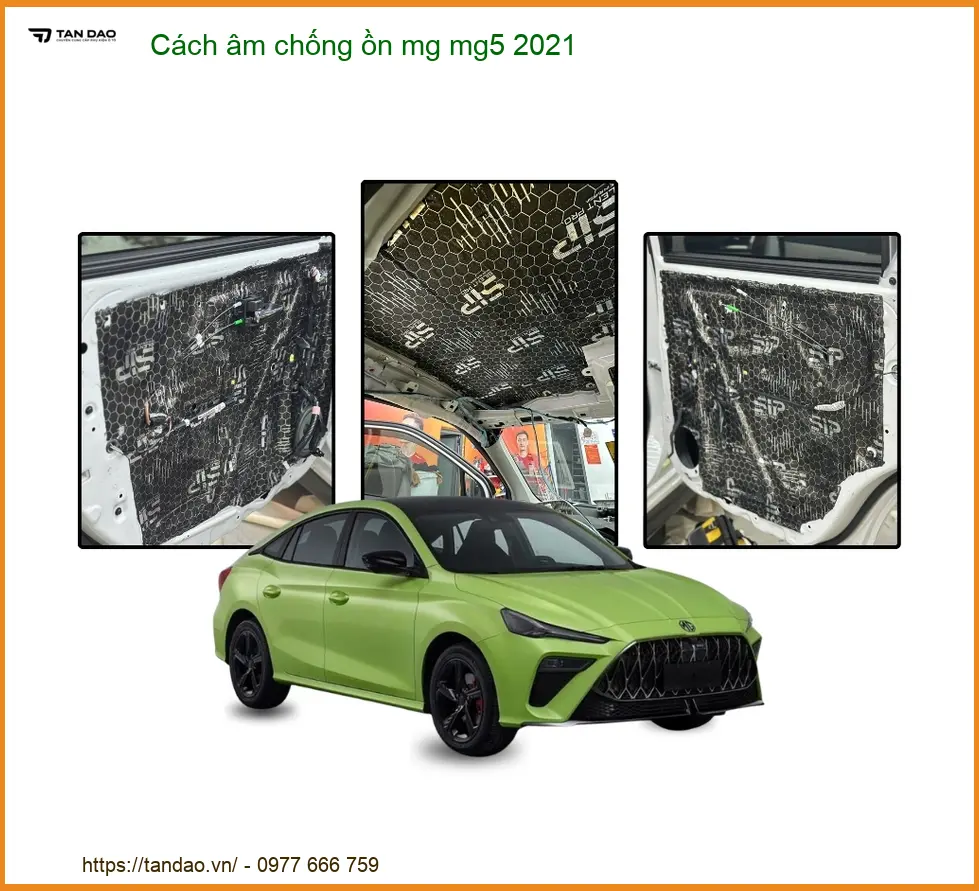 Cách âm chống ồn MG MG5 2021