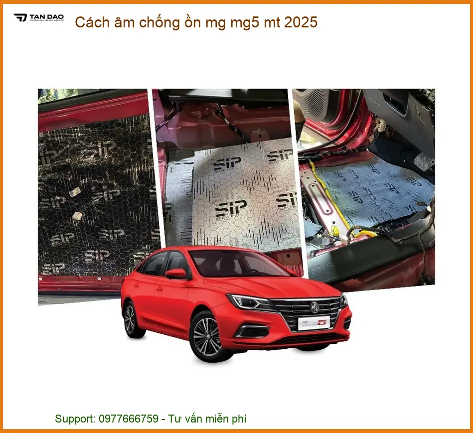 Cách Âm Chống Ồn MG MG5 MT 2025 - Trung Tâm Lắp Đặt Uy Tín TPHCM