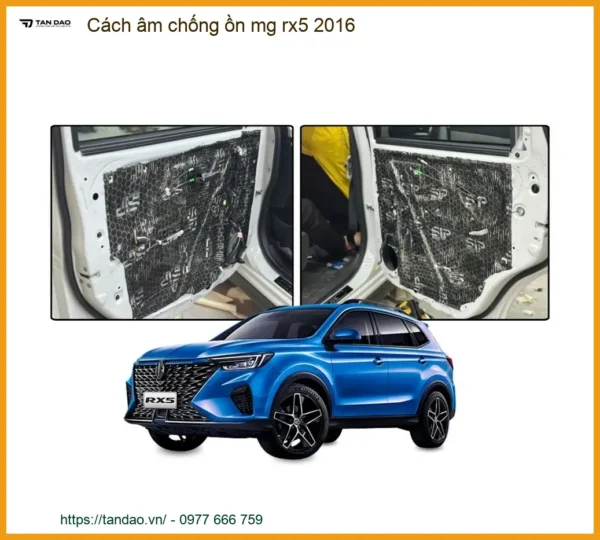 Cách âm chống ồn MG RX5 2016 - Địa Chỉ Lắp Đặt Uy Tín TPHCM