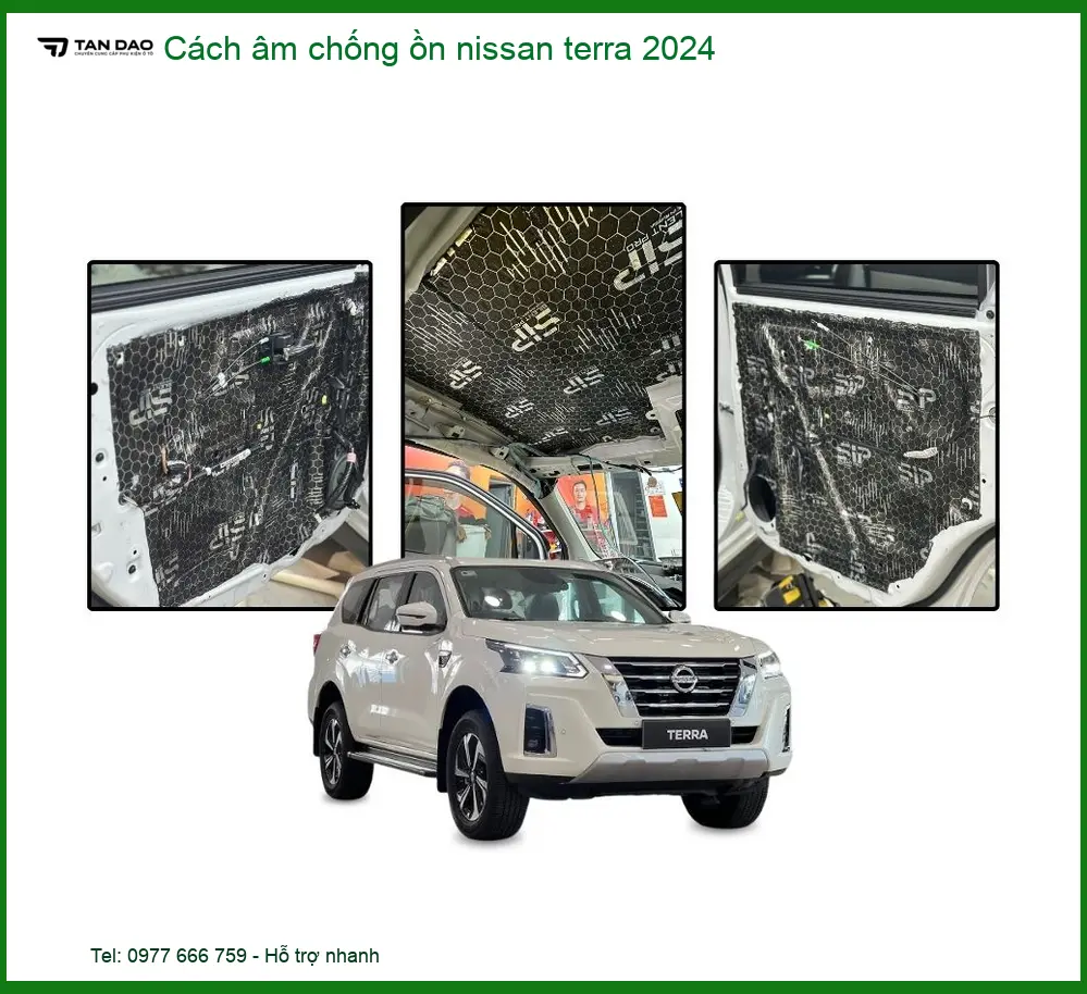 Cách Âm Chống Ồn Nissan Terra 2024 - Trung Tâm Gắn Uy Tín Giá Tốt TPHCM