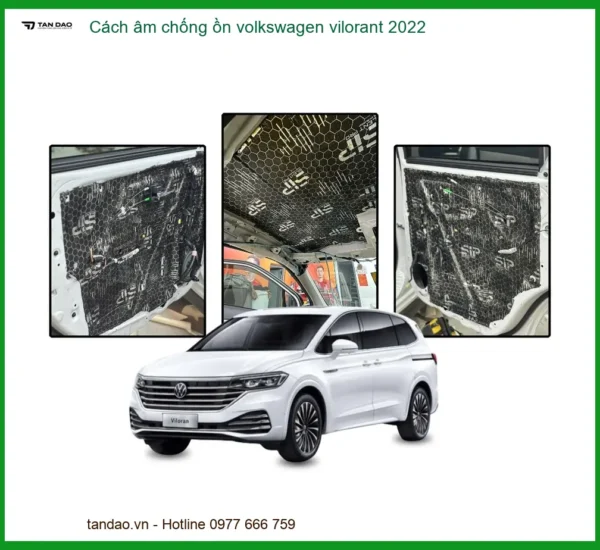 Cách âm chống ồn Volkswagen Vilorant 2022 - Địa Chỉ Lắp Đặt Uy Tín TPHCM