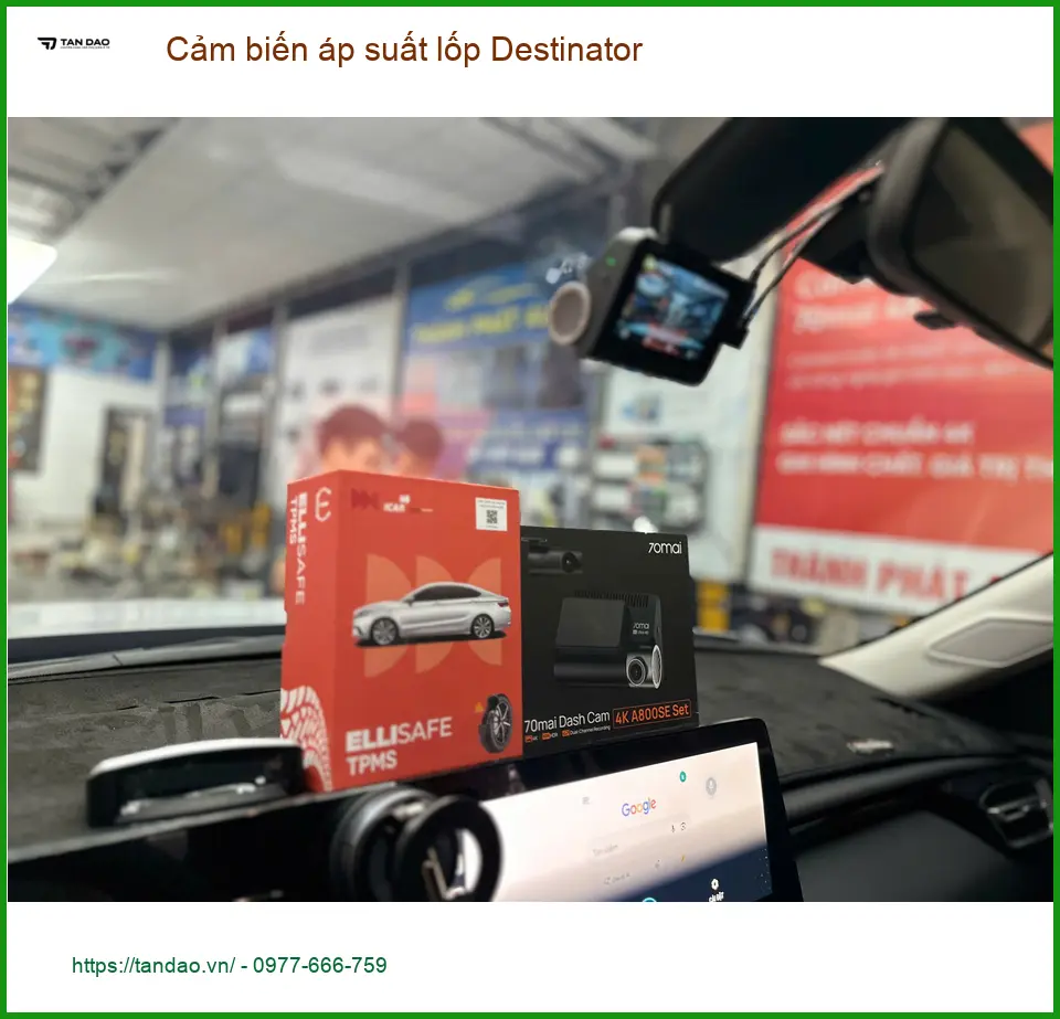 Anh Dũng lắp cảm biến áp suất lốp Destinator cho Honda City tại Bình Thạnh ảnh thực tế 3