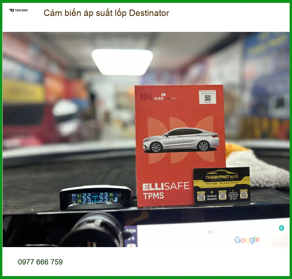 Anh Khang lắp cảm biến áp suất lốp Destinator cho Kia K3 tại Quận Tân Phú ảnh thực tế 3