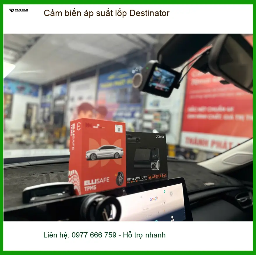 Anh Tấn lắp cảm biến áp suất lốp Destinator cho i10 tại Quận 9 ảnh thực tế 2