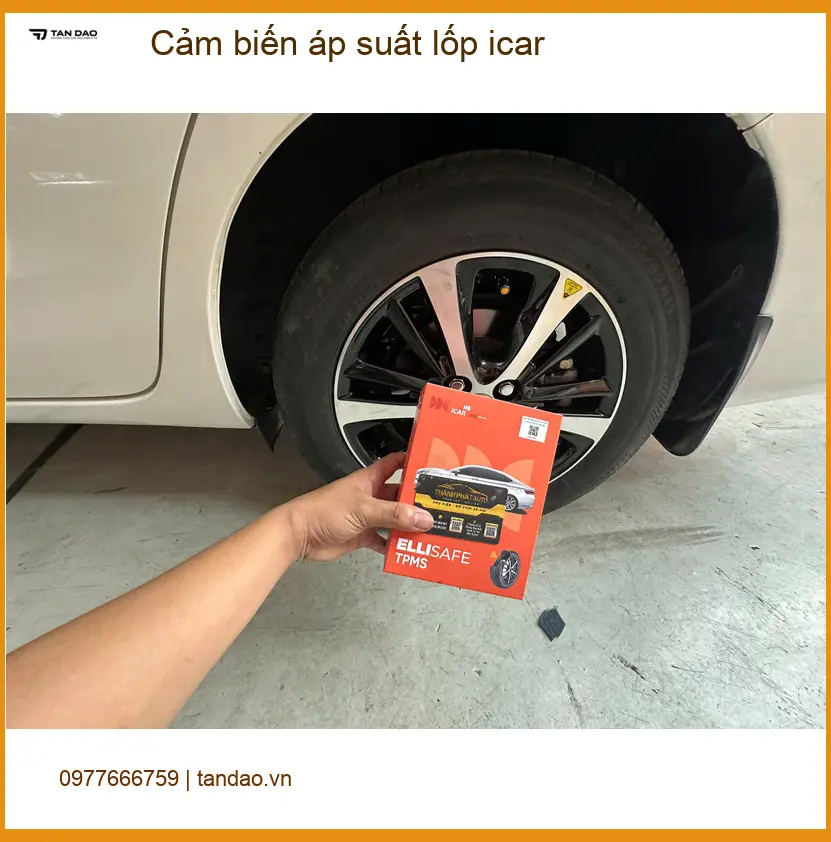 Lắp Cảm Biến Áp Suất Lốp ICAR Cho Xe Anh Khang Ở Quận Bình Thạnh ảnh thực tế 2