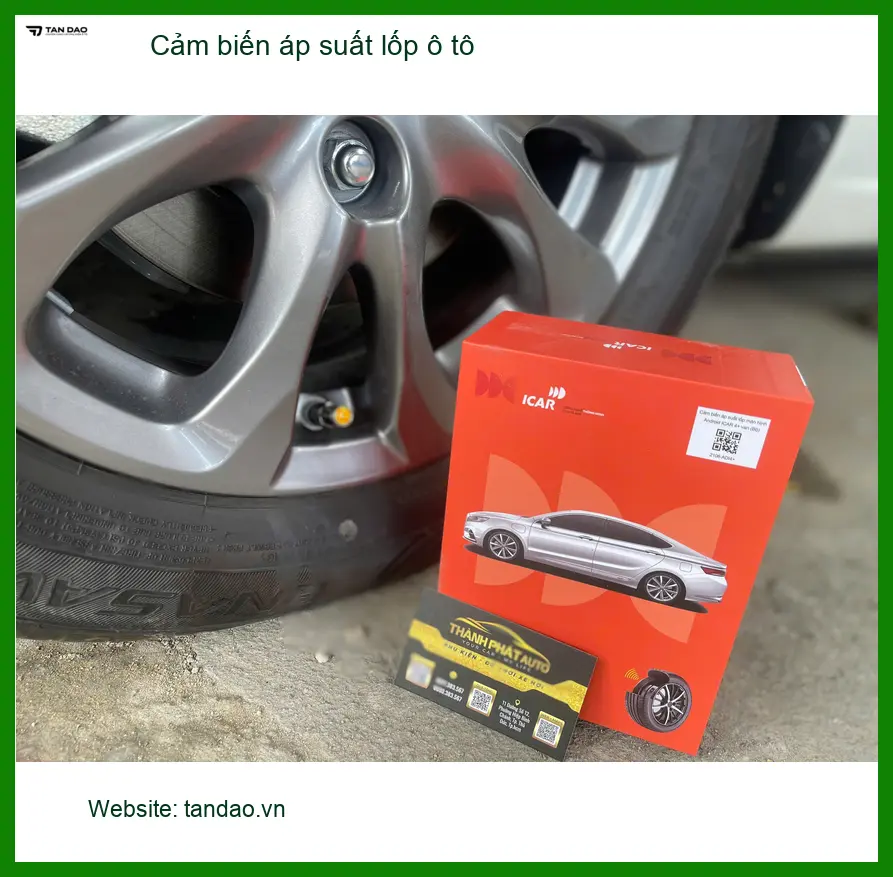 Bác Lập lắp cảm biến áp suất lốp ô tô cho Hyundai Accent tại Quận 11 vì hay đi đường dài ảnh thực tế 4