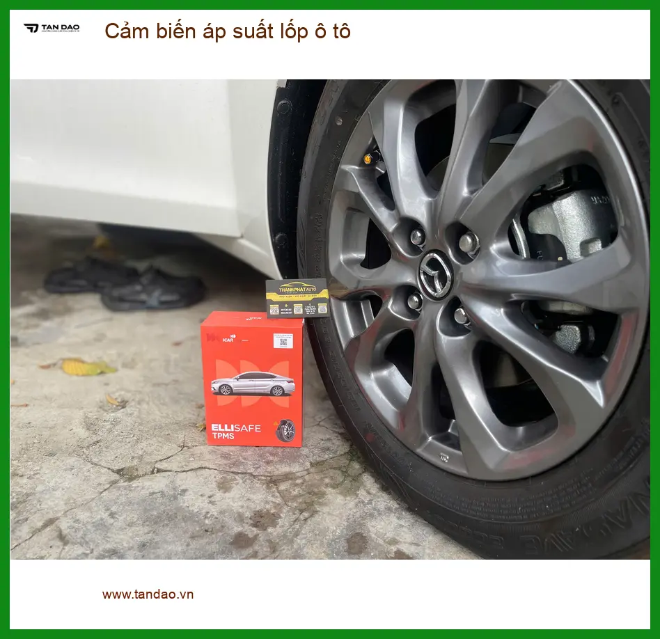 Anh Minh lắp cảm biến áp suất lốp Honda CRV tại Quận 12 để theo dõi lốp chính xác hơn ảnh thực tế 2