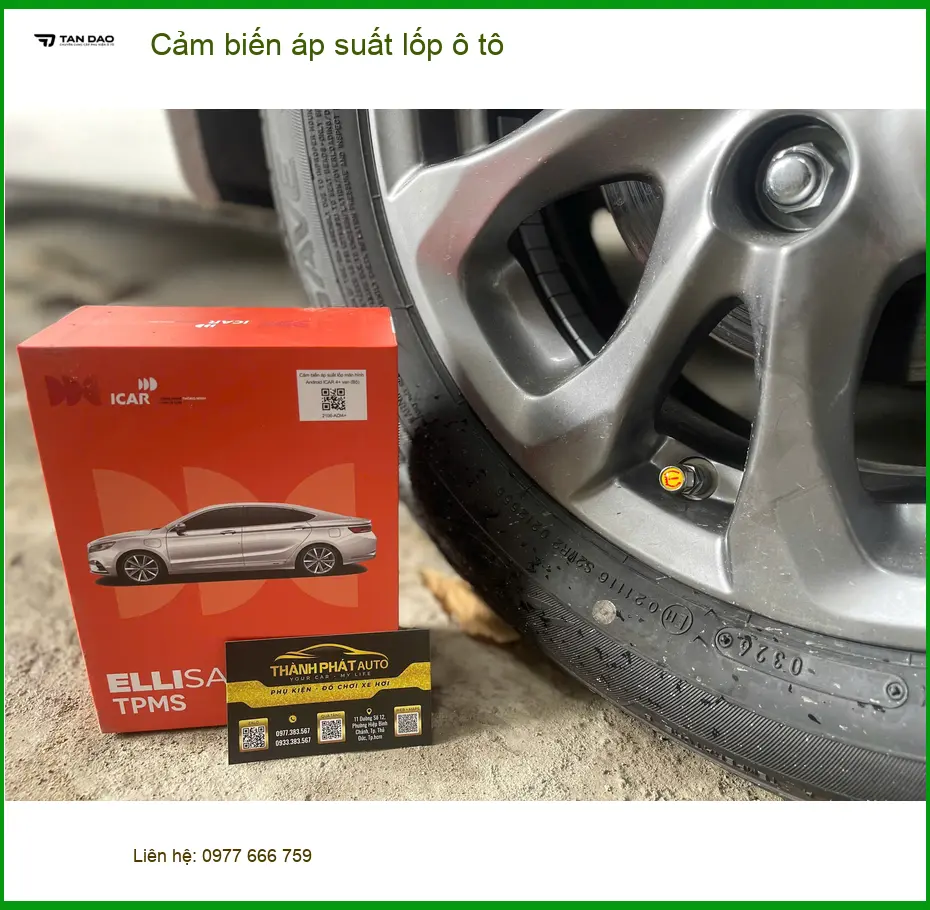 Anh Minh lắp cảm biến áp suất lốp Honda CRV tại Quận 12 để theo dõi lốp chính xác hơn ảnh thực tế 4