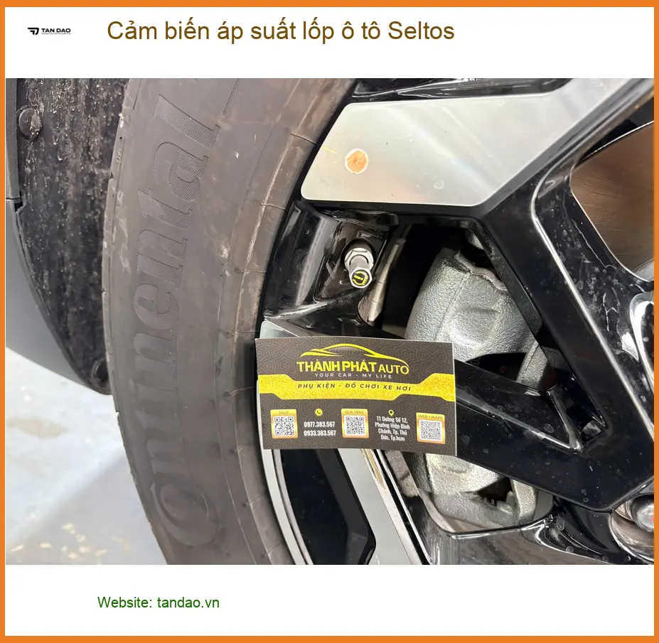 Anh Cường lắp cảm biến áp suất lốp Seltos tại Thủ Đức để an tâm khi lái ảnh thực tế 2